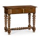 Bobbin turned walnut side table