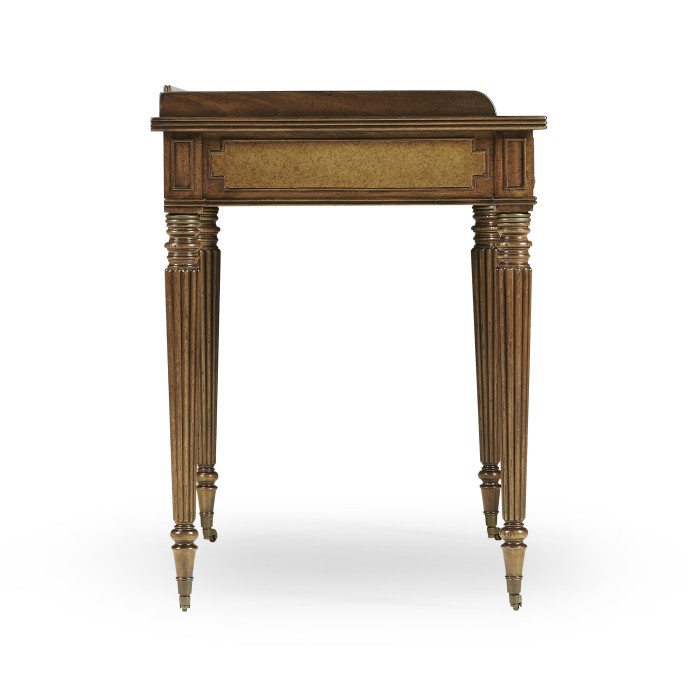 Leather inset dressing table