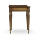 Leather inset dressing table