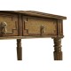 Leather inset dressing table