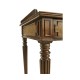 Leather inset dressing table