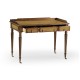 Leather inset dressing table
