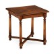 Square Parquet Topped Side Table