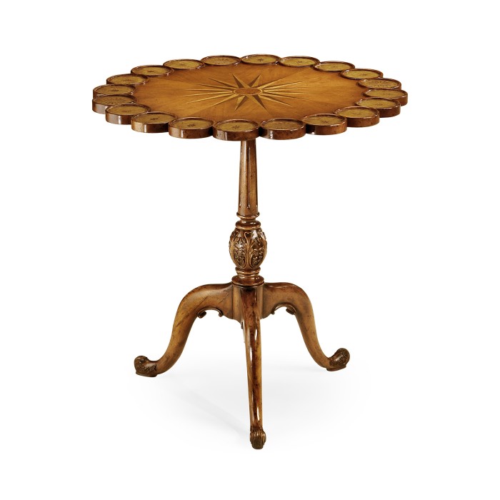 George II starburst lamp table