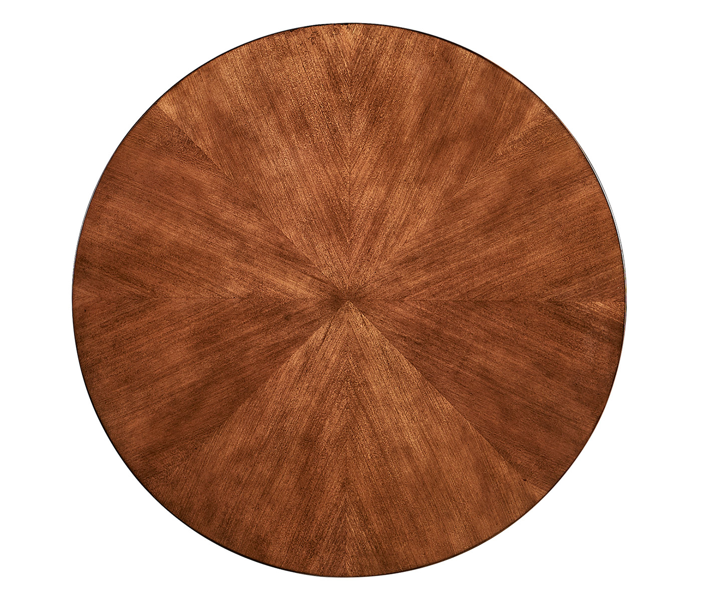 Round parquet topped side table for LDS - Taylorsville Temple