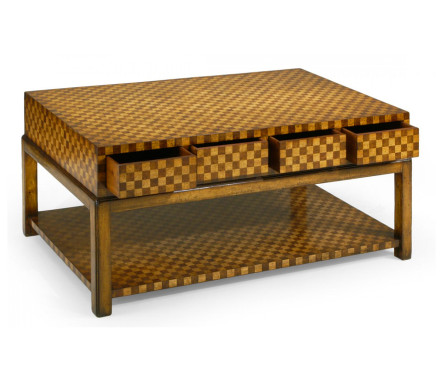 Checkerboard coffee table