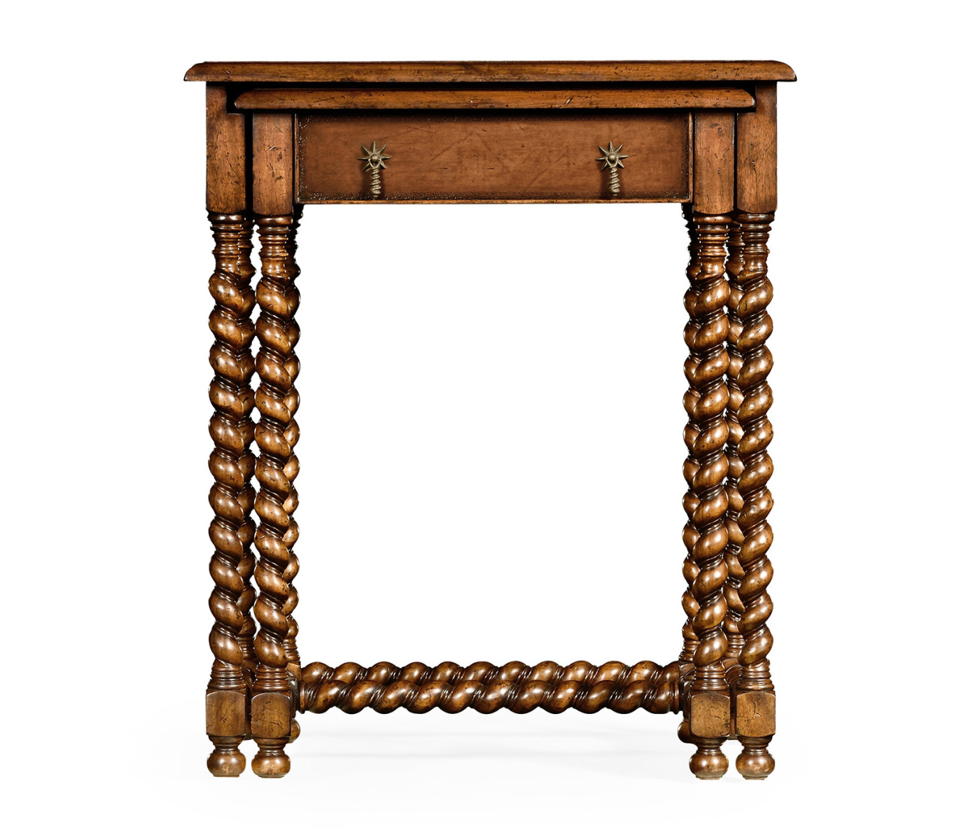 Pair of Nesting Walnut Tables