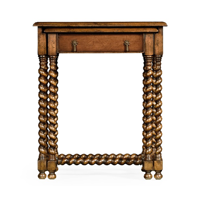 Pair of Nesting Walnut Tables