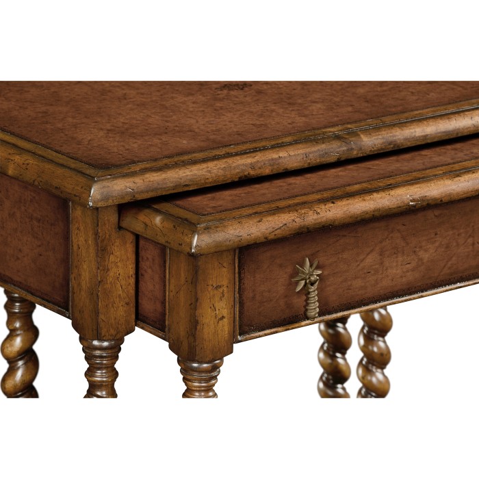 Pair of Nesting Walnut Tables