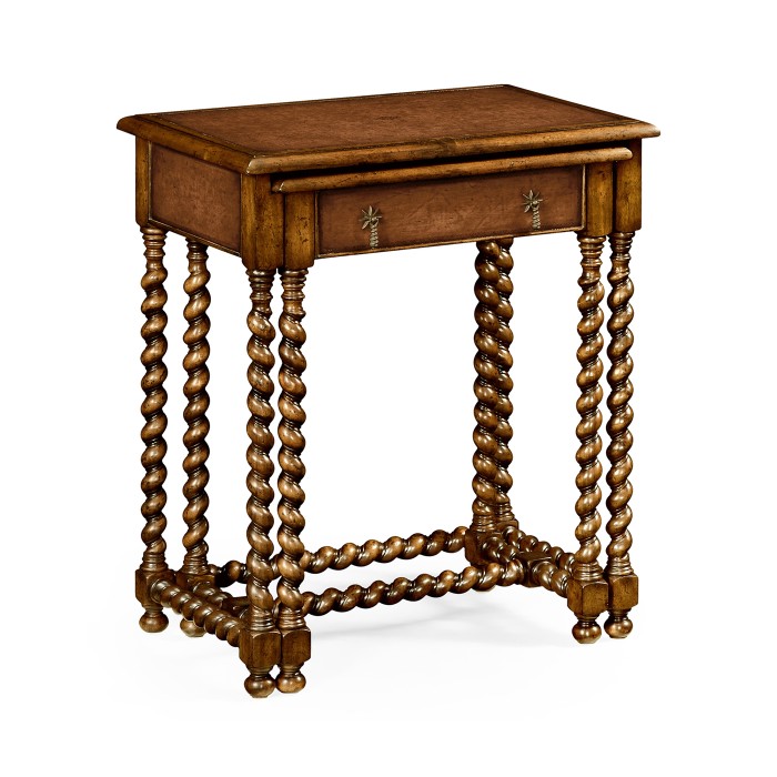 Pair of Nesting Walnut Tables