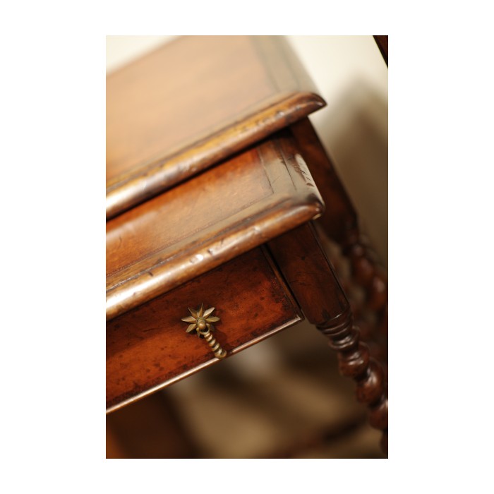 Pair of Nesting Walnut Tables