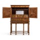 William & Mary Walnut & Oyster Secrétaire Cabinet 