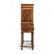 William & Mary Walnut & Oyster Secrétaire Cabinet 