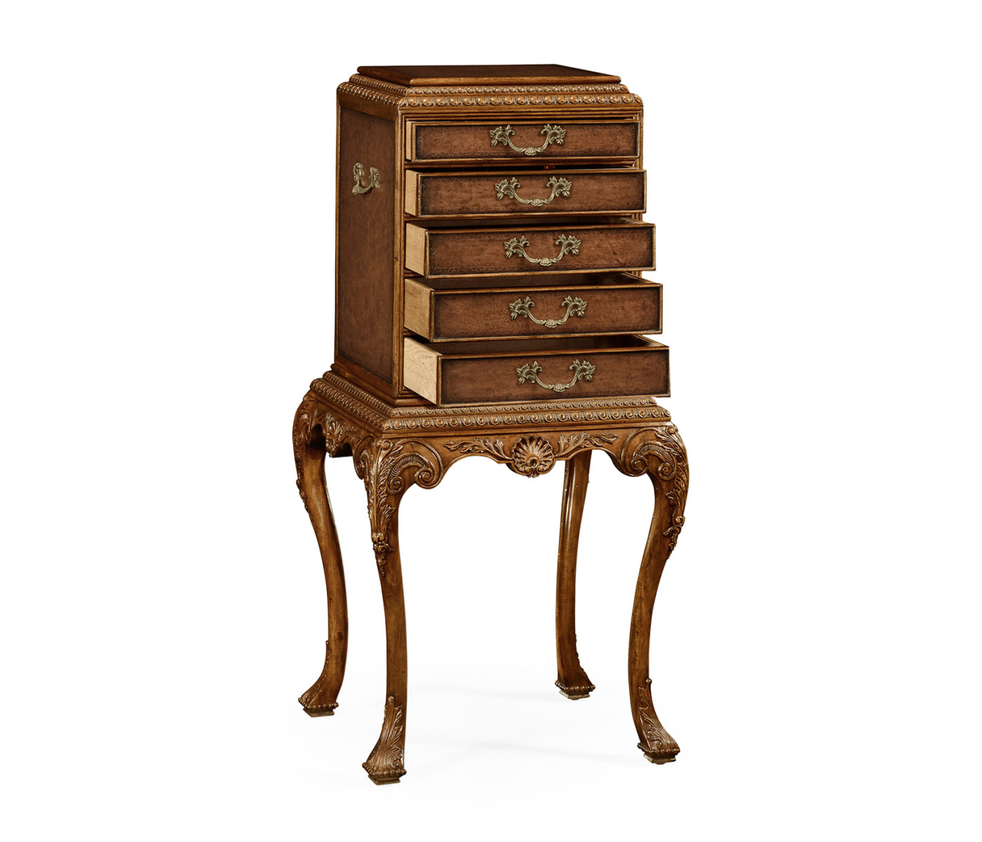 George II style flatware cabinet