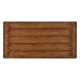 Walnut parquet chest of three drawers
