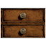 Square parquet coffee table with 14 drawers