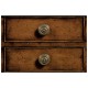 Square parquet coffee table with 14 drawers