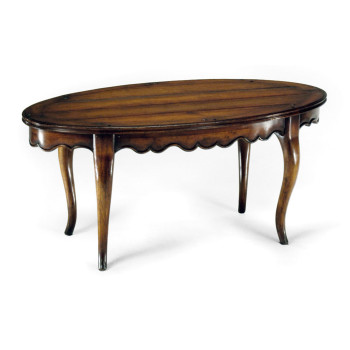 French Style Oval Coffee Table