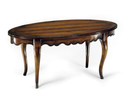 French Style Oval Coffee Table