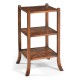 Parquet three-tier shelf