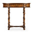 Oval marquetry side table