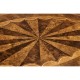 Oval marquetry side table