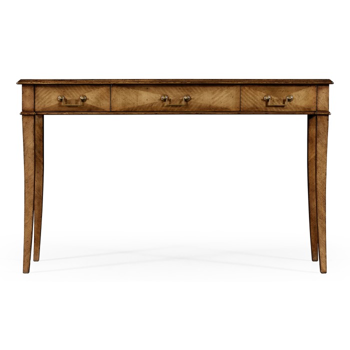 Satinwood parquet console