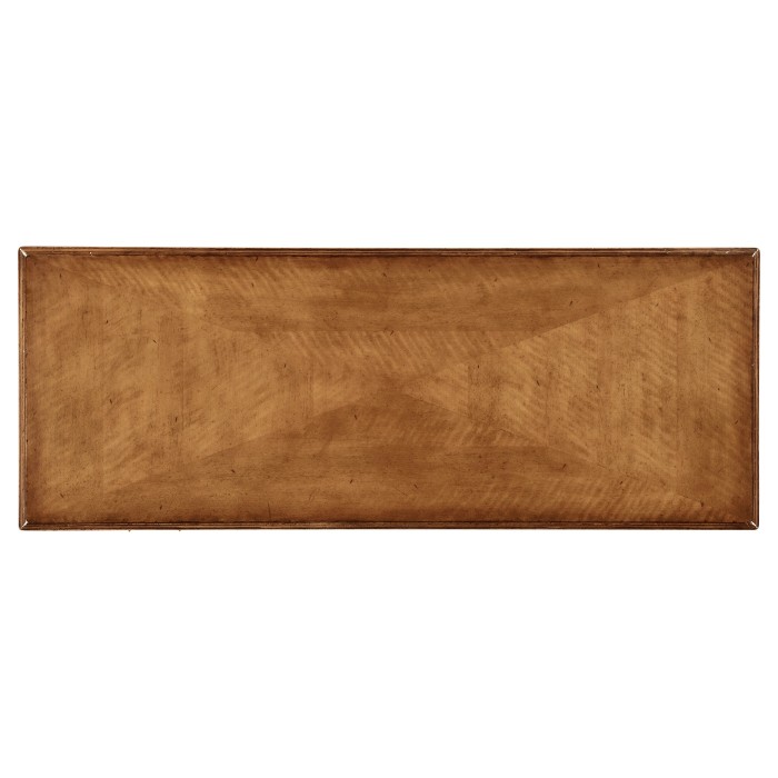 Satinwood parquet console