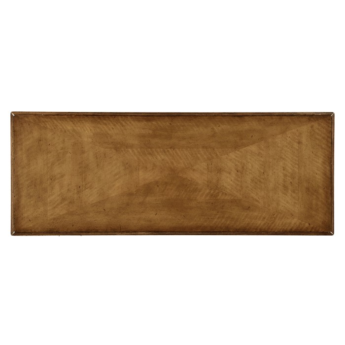 Satinwood parquet console