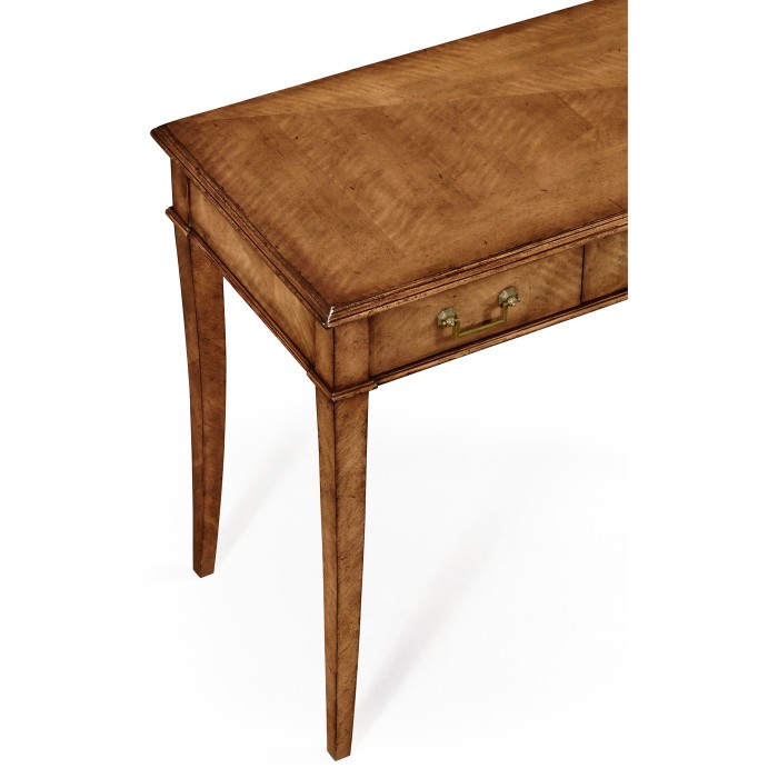 Satinwood parquet console