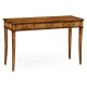 Satinwood parquet console