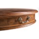 Oyster Veneer Lamp Table
