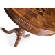 Oyster Veneer Lamp Table