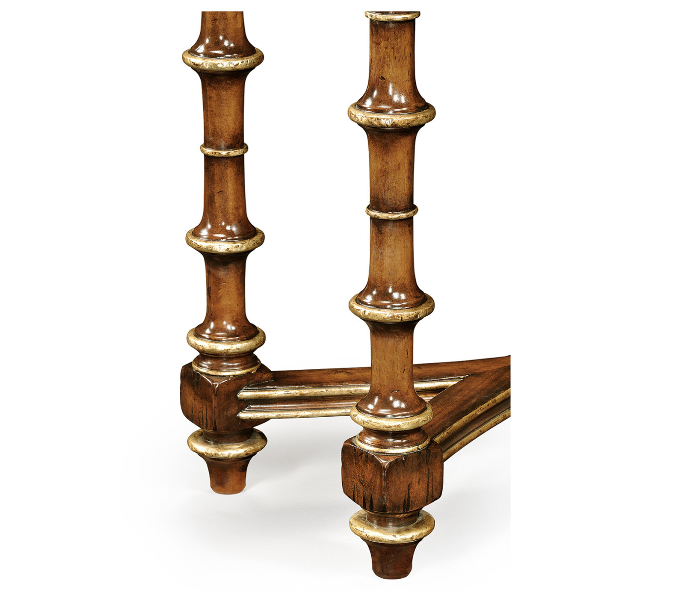 Églomisé & walnut console