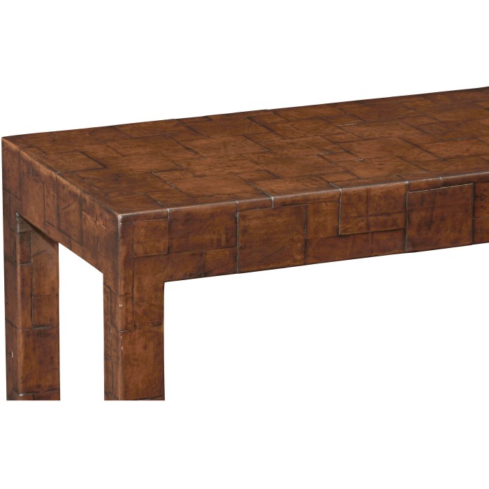 Leather console