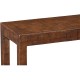 Leather console