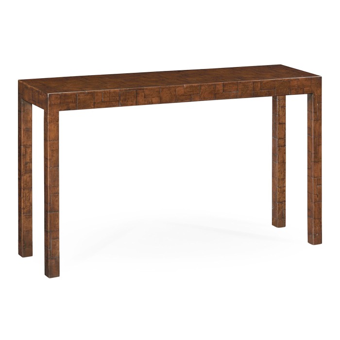 Leather console