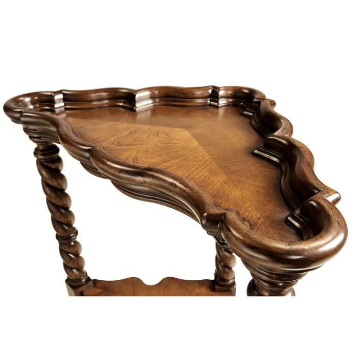 Serpentine corner table