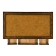 Leather & walnut turned desk