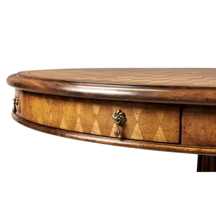 Parquetry Walnut Centre Table