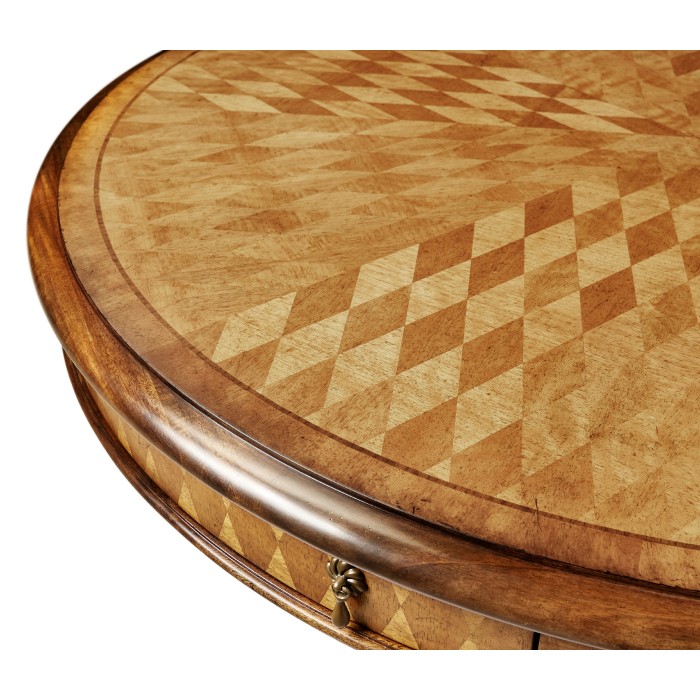 Parquetry Walnut Centre Table