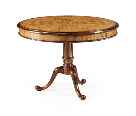 Parquetry Walnut Centre Table