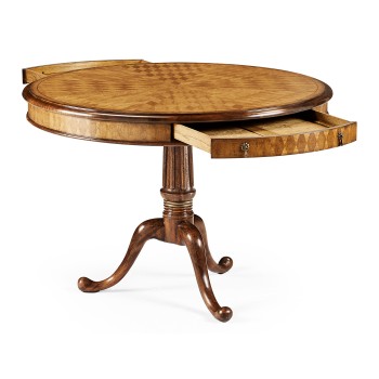 Parquetry Walnut Centre Table