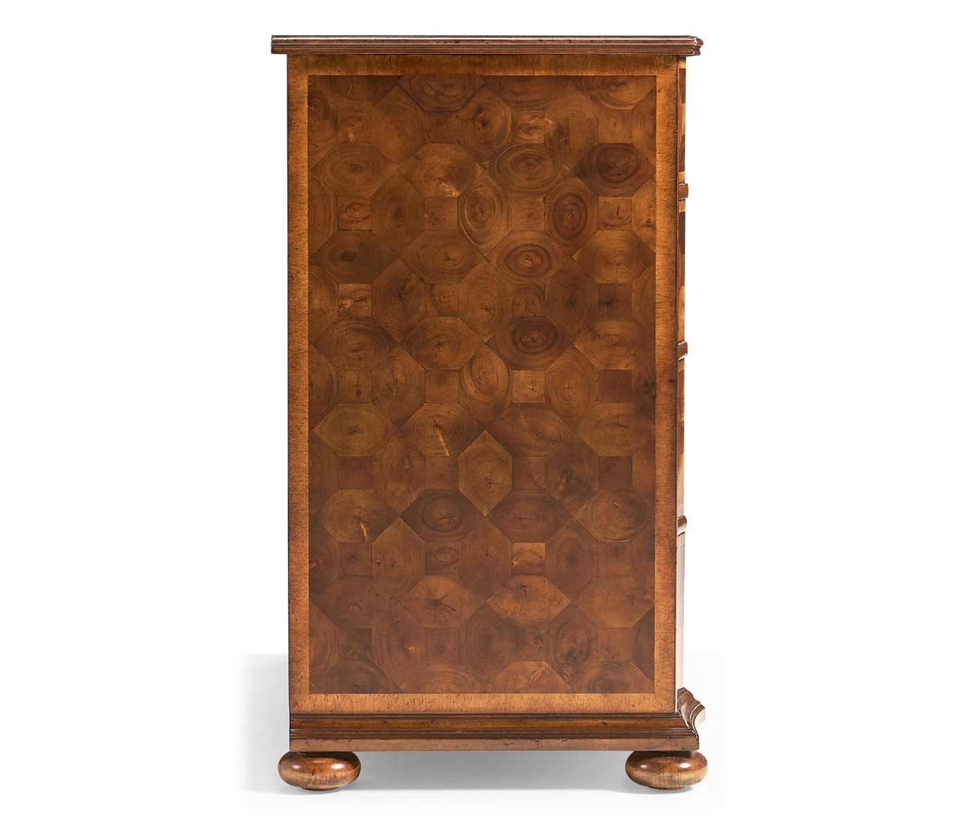 Oyster Veneer Large Chest of Drawers