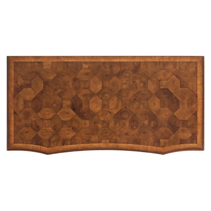 Oyster Veneer Large Chest of Drawers