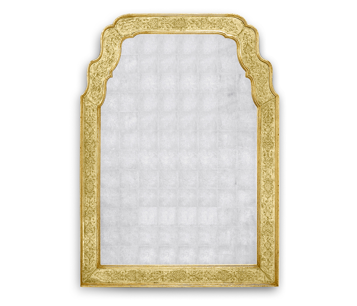 Gold églomisé mirror
