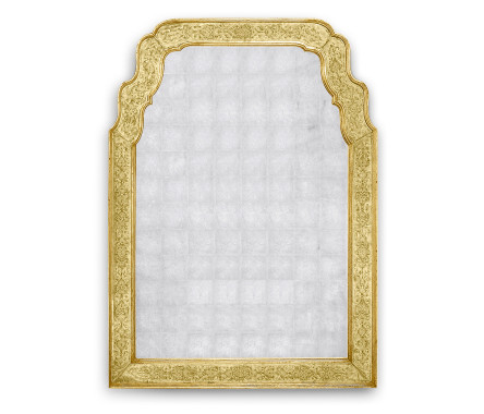 Gold églomisé mirror