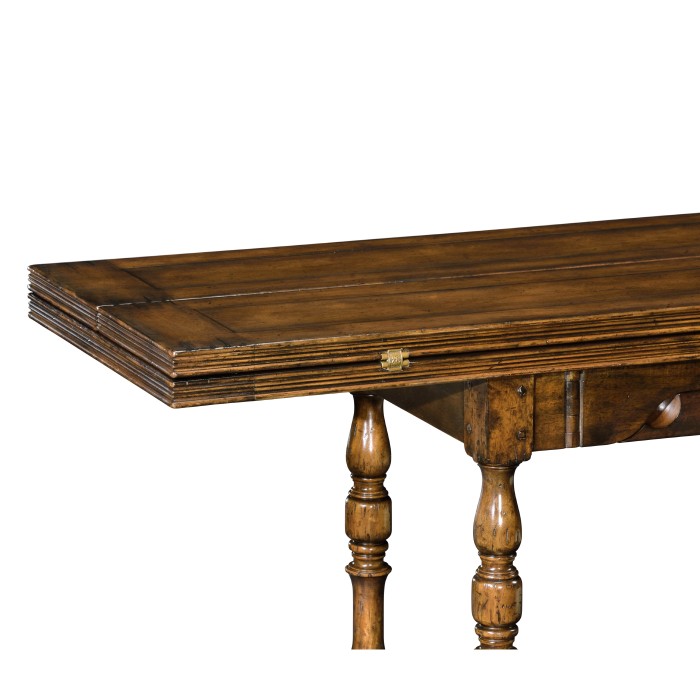 Large Walnut Hunt Table