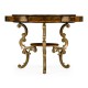 Oyster Round Table on Brass Base