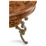 Oyster Round Table on Brass Base